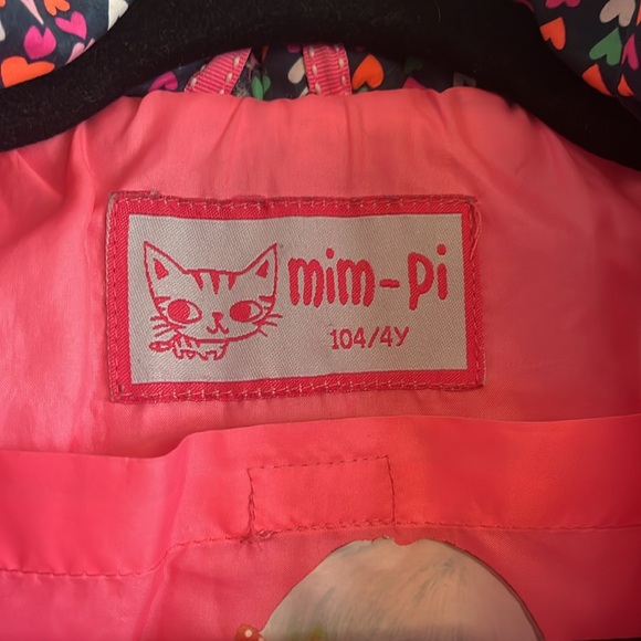 Mim-Pi Girls Coat, Size 4Y - Picture 4 of 6